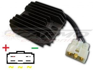 Universal regulator rectifier CARR201 (with loom)