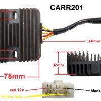 CARR201-with-loom-measurements-voltage-regulator-motorbike