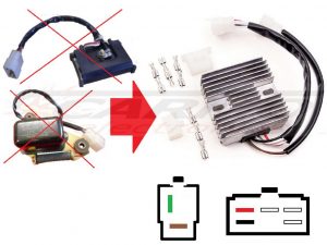 Yamaha Mosfet Voltage Regulator Rectifier