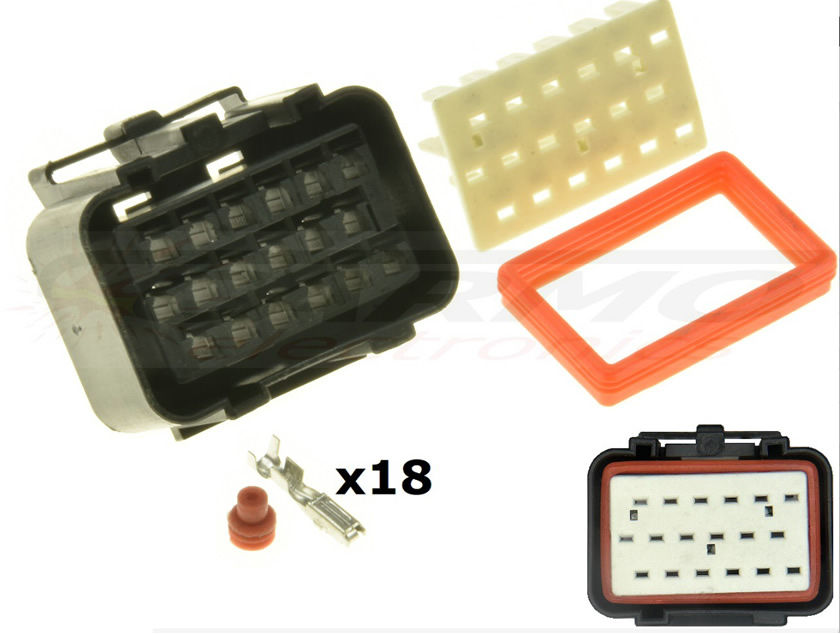 Triumph 18 way female connector
